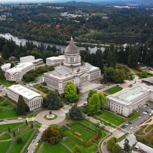 Washington State Capitol Building. CREDIT: WSDOT / FLICKR