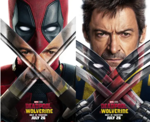 Movie poster of Deadpool and Wolverine.