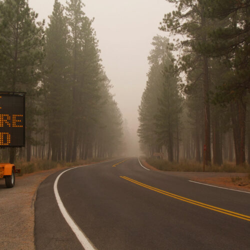 Wildfires in September 2020 burned a large swath of the Oregon Cascades. (Courtesy Oregon State University)