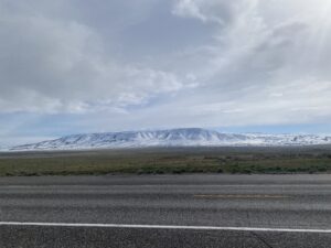 Rattlesnake Mountain on the Hanford site in 2022. The mountain is sacred to the Yakama Nation and other Northwest Indigenous tribes and bands near the Hanford site.