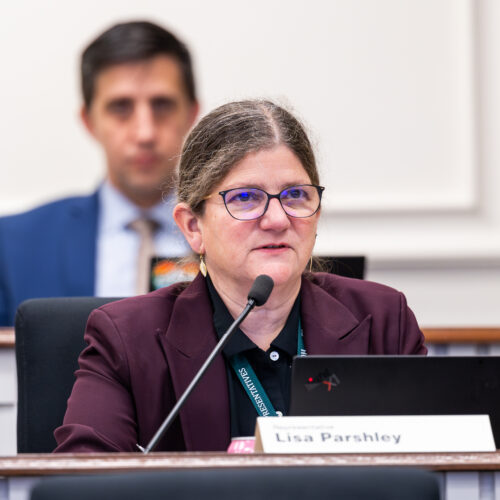 Rep. Lisa Parshley, the primary sponsor of House Bill 1622, during a meeting of the House Finance Committee on Feb. 6, 2025.