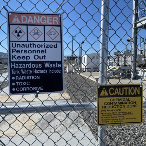 About a dozen federal workers have been fired from the Hanford site in southeast Washington state. Hanford is the contaminated legacy of plutonium manufacturing during WWII and the Cold War.