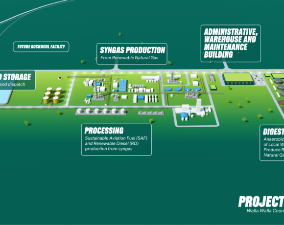 A green map with industrial buildings on it