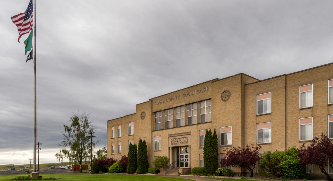 Adams County Courthouse in Ritzville, WA. (Credit: Rex Wholster/AdobeStock)